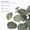 Artificial Eucalyptus Tree,5/6/7ft Tall Fake Artificial Plant with White Pot,Large Faux Floor Plant with 50 Lights Artificial Trees for Home Decor - 4 of 4