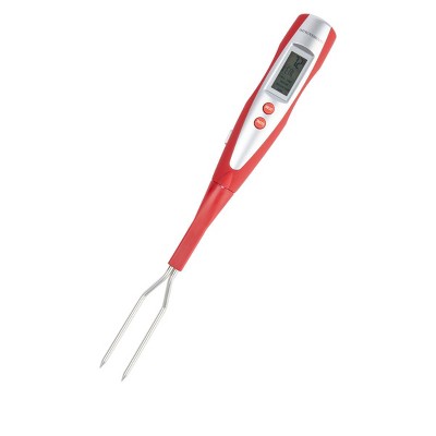 Polder Digital BBQ / Smoker Thermometer - Red