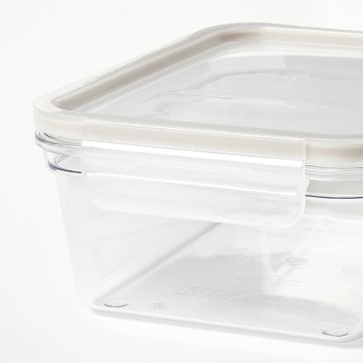 6pc (set of 3) Tritan Plastic Rectangle Food Storage Container Set Clear - Figmint™: BPA-Free, Stackable, Dishwasher-Safe
