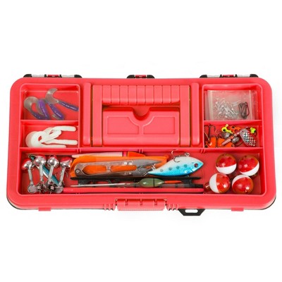 red tackle box