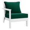 WestinTrends Avalon Outdoor Patio HDPE Loveseat Sofa with Patio Cushions - 4 of 4