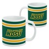 North Dakota State NDSU Stripes Ceramic Coffee Mug Novelty Gift Mugs for Coffee Tea and Hot Drinks 11oz White - 2 of 4