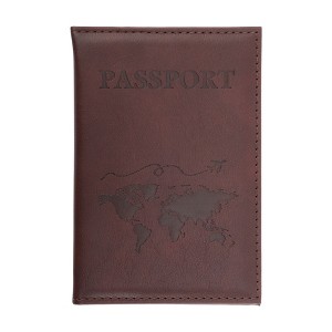 Unique Bargains Textured Letter Passport Holder 1 Pc - 1 of 4