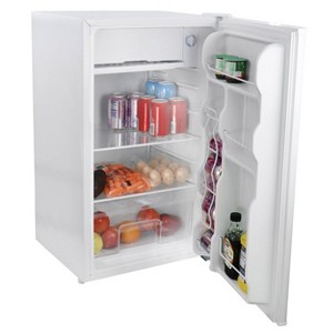 MegaChef 3.2 cu ft Portable Refrigerator White - 1 of 4