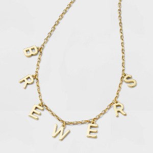 Bijoux Sport by Luv Aj MLB Gold Charm Letter Necklace - 1 of 4