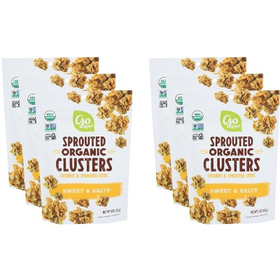 Go Raw Clusters Coconut Sweet and Salty - Pack of 6 - 3 oz