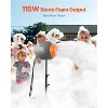VEVOR Foam Machine, 115 W Party Foam Cannon, Portable Foam Maker with a Tripod Stand, Powerful Foam Party Machine, Grey & Orange - 3 of 4