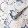 Bordado Dusk White and Blue Floral Paste the Wall Wallpaper - 3 of 4