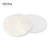 Unique Bargains Non-Stick Round Parchment Grilling Air Fryer Steaming Baking Mats White - 3 of 4