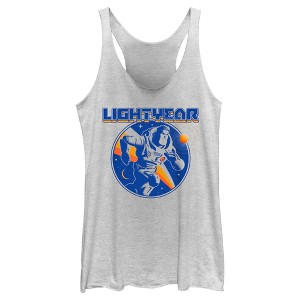 Women's Lightyear Retro Logo Racerback Tank Top - 1 of 4