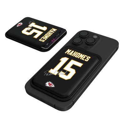Keyscaper NFL Kansas City Chiefs Players Game Tactic Black Magnetic Credit Card Wallet