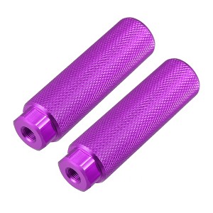 Unique Bargains Universal Aluminum Alloy BMX MTB Bike Bicycle for 3/8" Axles Rear Foot Pegs Footrests 1 Pair - 1 of 4