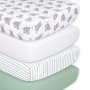 The Peanutshell Safari Adventures Crib Bedding Set, 3pc to 12 Pc, Safari Animals - 4 of 4