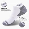 TIME HOLLOW White Breathable Cushioned Ankle Socks - 3 of 3