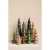 Kalalou Set of Ten Ceramic Christmas Trees – Handcrafted Holiday Decor - 3 of 4