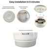 IQ America 6 inch Battery Operated Motion Sensor Ceiling Light 800 lumens - 3 of 4