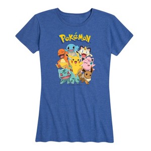 Women's - Pokémon - Pokémon Character Group Short Sleeve Graphic T-Shirt - 1 of 4