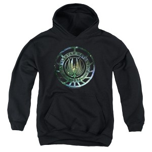 Boys’ Battlestar Galactica Galaxy Emblem Hooded Sweatshirt - 1 of 4