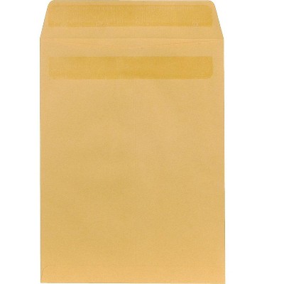 HITOUCH BUSINESS SERVICES Self Seal Catalog Envelopes 9.5"L x 12.5"H Brown 100/Box SPL381962