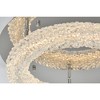 Elegant Lighting Bowen 1 - Light Flush Mount in  Chrome - 3 of 4