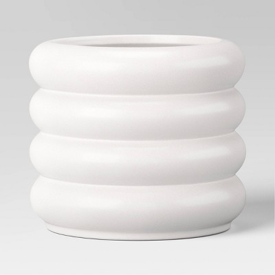 Large Bubble Ceramic Planter White - Room Essentials™