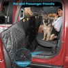 Back Seat Extender for Large Dogs,JOEJOY Hard Bottom Dog Car Seat Cover with Side Flaps,Dog Hammock for Car, SUVs - 3 of 4