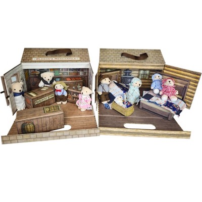The Queen's Treasures Little House  Ingalls & Oleson's Mini Bear Play Set