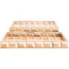 Aria Rectangle Tray Nested Set Of 2 - RDC5010 - Antique Ivory/Natural Brown - Safavieh - 2 of 4