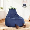 FONTOI 31" Eggplant-Shaped Mini Sofa Chair, Cute Cartoon Sofa with Washable Cover for Living Room, Playroom, Kid Gift Soft, 30.3"*31.1"*27.5" - 4 of 4