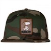 Adult Peanuts Camo Snoopy Adjustable Flat Bill Hat - 2 of 4