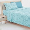 6 Piece Sheet Sets Paisley Printed Sheets Set Ultra Soft Deep Pocket Microfiber Bed Sheets - Lux Decor Collection - 2 of 4
