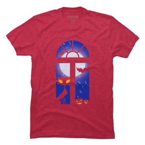 Men's Design By Humans Halloween Mood By CuckooParrot T-Shirt - 1 of 4