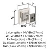 Amerock Pedestal Cabinet or Furniture Knob - 3 of 4