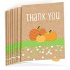 Big Dot of Happiness Pumpkin Patch - Fall, Halloween or Thanksgiving Baby Shower or Birthday Party Thank You Cards (8 count) - 2 of 4