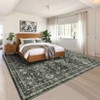 Vintage Large Area Rug for Living Room Bedroom Distressed Rug Non-Slip Low Pile Machine Washable Rug - 3 of 4