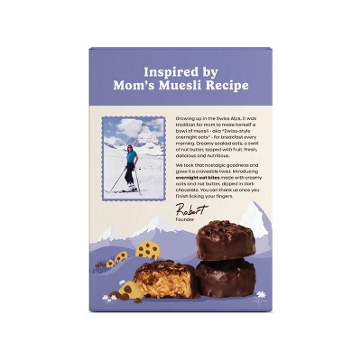 Mooski Overnight Oat Bites Cookie Dough - 3.6oz/6ct