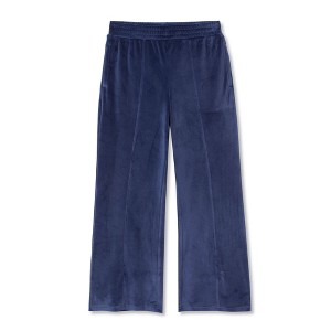 Lands' End Kids Wide Leg Velour Pants - 1 of 3