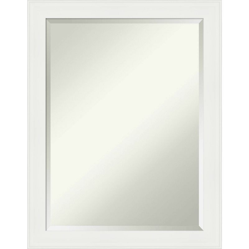 Vanity White Framed Bathroom Vanity Wall Mirror - Amanti Art, 1 of 10