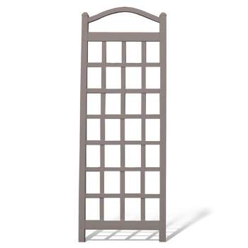 Dura-Trel Cambridge 28 by 75 Inch Indoor Outdoor Garden Trellis Plant Support for Vines and Climbing Plants, Flowers, and Vegetables, Mocha
