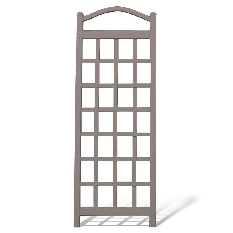 Dura-Trel Cambridge 28 by 75 Inch Indoor Outdoor Garden Trellis Plant Support for Vines and Climbing Plants, Flowers, and Vegetables, Mocha, 1 of 7
