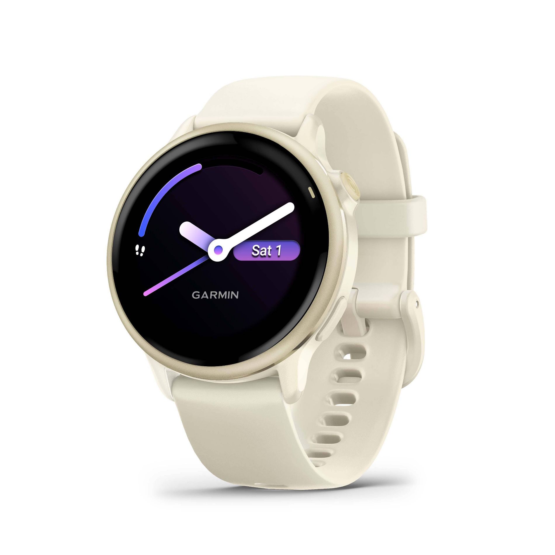 Garmin Vivoactive 6 Smartwatch Lunar Gold with Bone Band