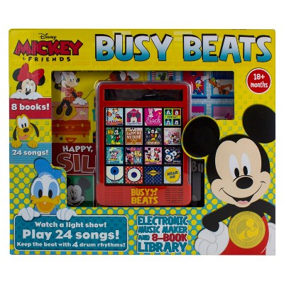 Disney Mickey Mouse And Friends Electronic Busy Beats Music Maker And 8 Book Box Set Target