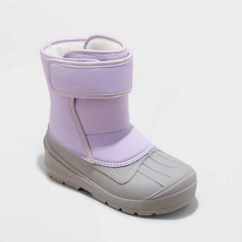 Kids' Elia Winter Boots - Cat & Jack™ Purple 6