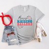 Simply Sage Market Women's Busy Raising Ballers Baseball Colorful Short Sleeve Graphic Tee - 3 of 4