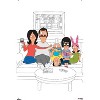 Trends International Bob's Burgers - Couch Unframed Wall Poster Print Clear Push Pins Bundle 22.375" x 34" - 4 of 4