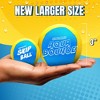 Activ Life Ultimate Larger 3" Size Skip Balls (Yellow/Cyan) Beach Pool Toys for Kids Ages 8-12 Year Old Boys Girls Gifts Basket - 4 of 4