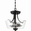 Craftmade Lighting Grace 2 - Light Semi-Flush Mount in  Espresso - 2 of 4