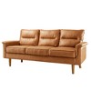XIZZI 3 Seater Sofa Couch with Deep Seats, Modern Upholstered Sofa with Armrests, Comfy Couches for Living Room, Bedroom and Office - 2 of 4