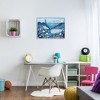Stupell Industries Underwater Wildlife Kid's Illustration Shark Whale Boat Black Framed Giclee Art - 2 of 4