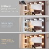 OKD Vanity Tables with 3 Visible Drawers, Farmhouse Vanity Desk with Lights Makeup Mirror - 3 of 4